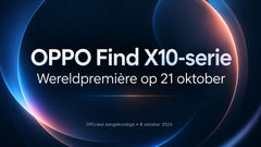 Grafische nieuwsillustratie over de officiële wereldpremière van de OPPO Find X10-serie op 21 oktober 2026. Geen toestelafbeelding.