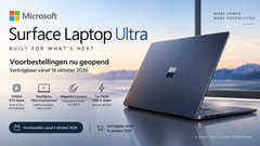 Microsoft Surface Laptop Ultra met voorbestellingen vanaf 7 oktober 2026
