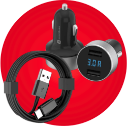 Autolader Met Micro-USB Kabel