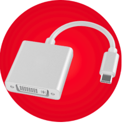 USB-C Naar DVI Kabels