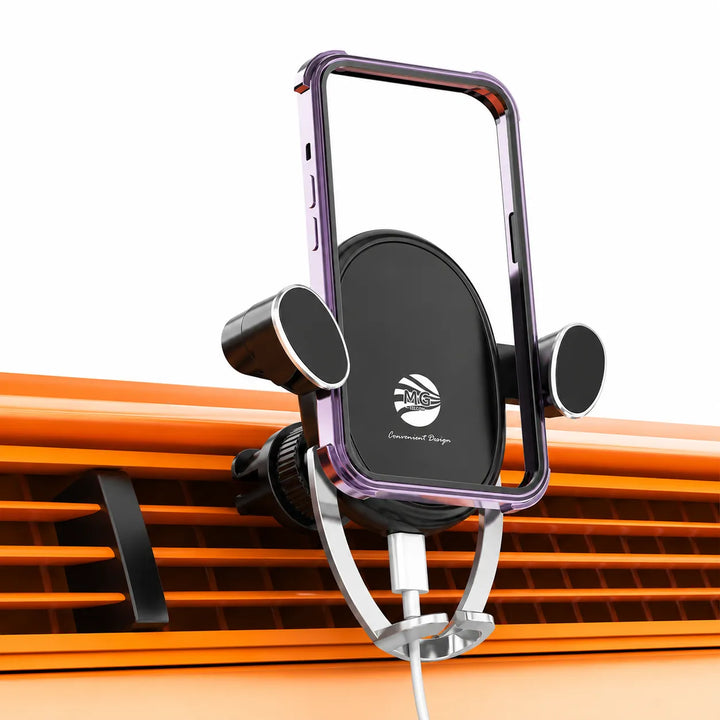 15W Qi Draadloze Telefoonhouder voor Auto – Ventilatierooster Bevestiging-Ilumina Benelux