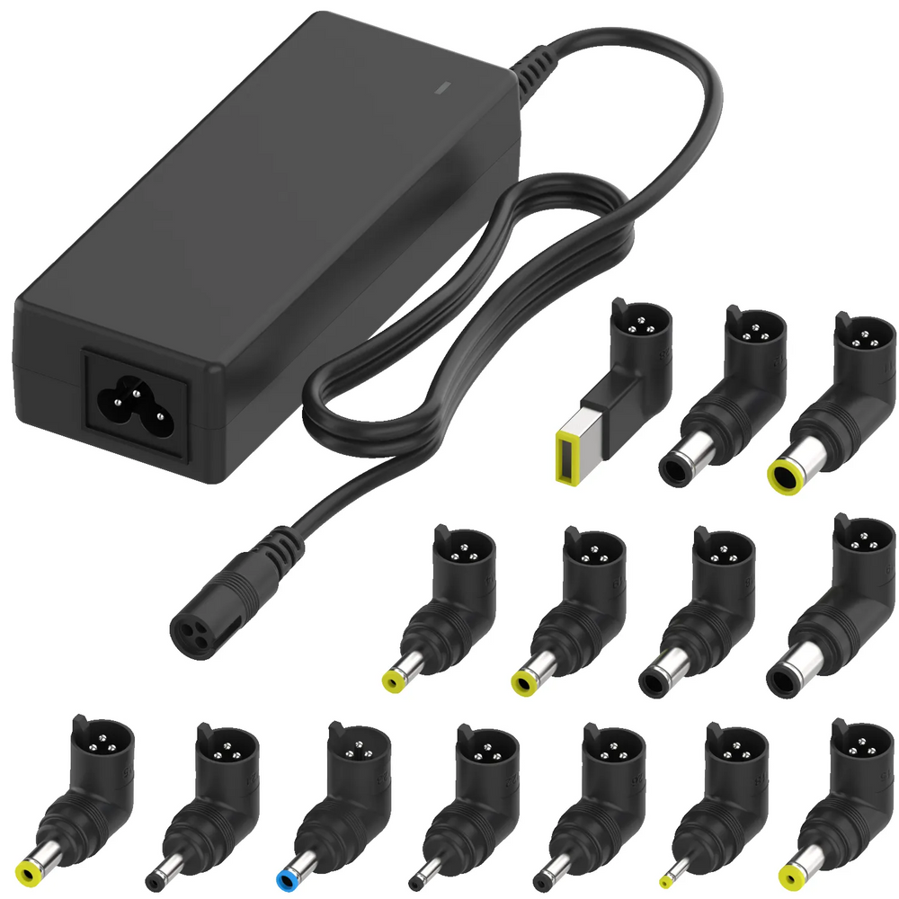 ILUMINA 90W Universele Laptop Oplader – Universele Laptop Charger met 12 Connectoren – 90W – Zwart-Ilumina Benelux