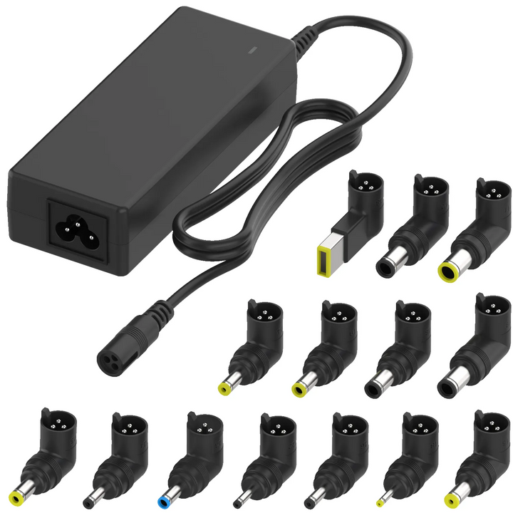 ILUMINA 90W Universele Laptop Oplader – Universele Laptop Charger met 12 Connectoren – 90W – Zwart-Ilumina Benelux