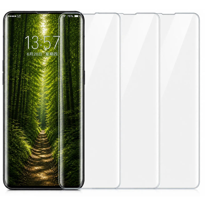 OnePlus 7T Pro Screenprotector Gehard 9H – Anti-kras – 3-Pack-Ilumina Benelux
