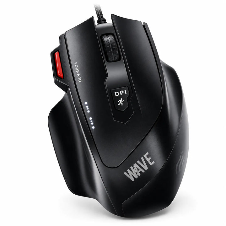 Gaming Muis 16000 DPI – 7 Programmeerbare Knoppen – RGB Verlichting – USB Bedraad – Zwart-Ilumina Benelux