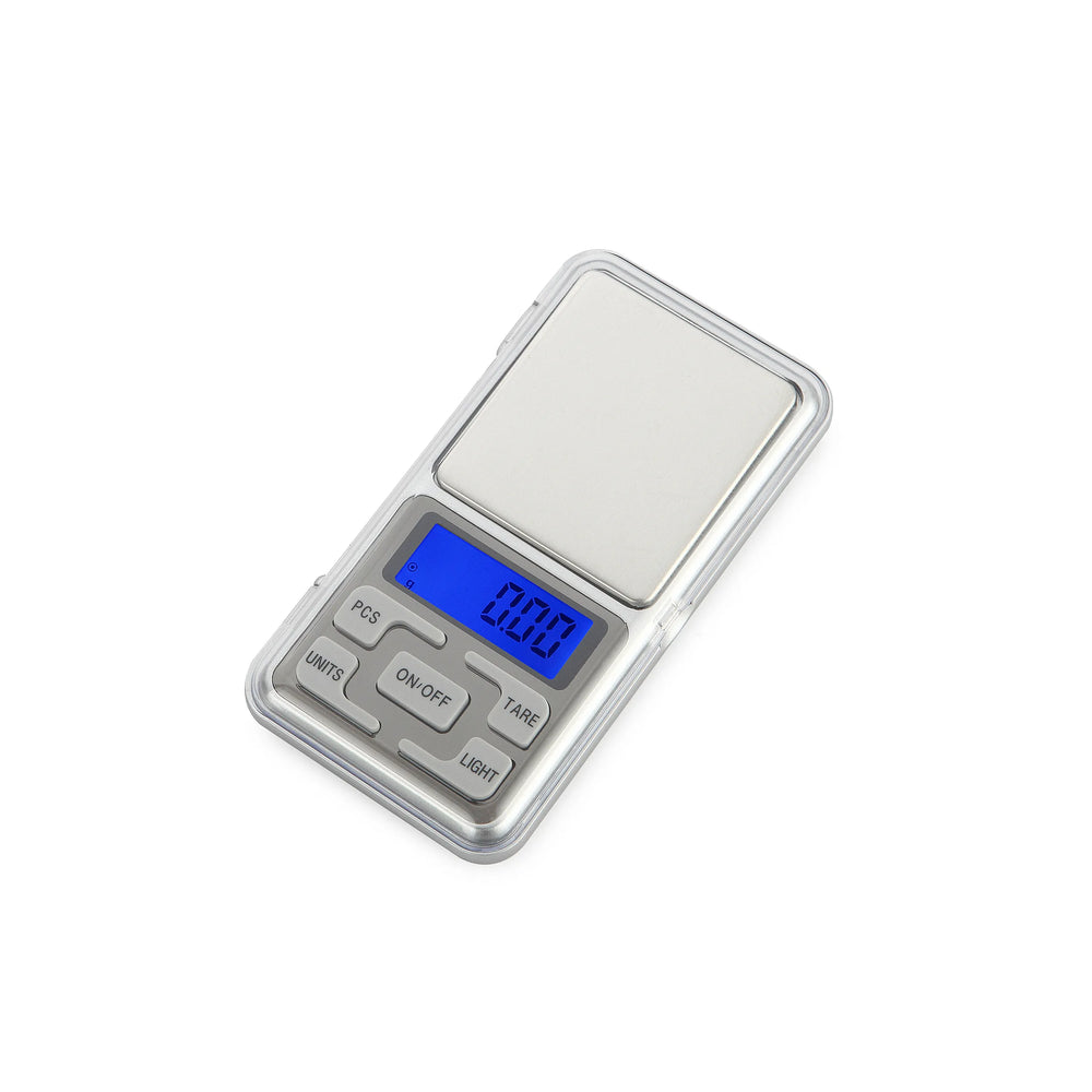 Digitale precisieweegschaal - Zakweegschaal 200g x 0,01g - LCD display - Tara & telfunctie - Zilver-Ilumina Benelux