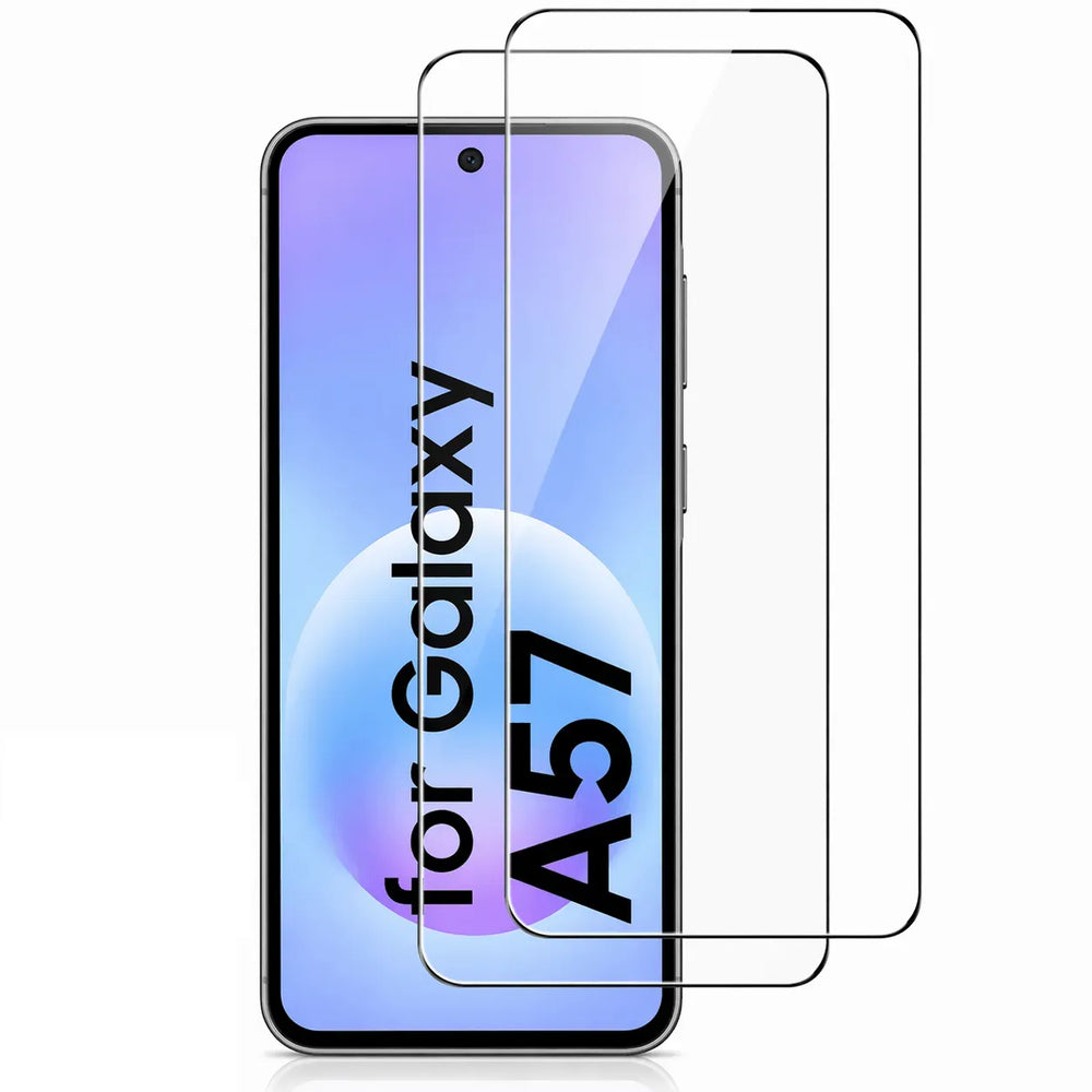 Samsung Galaxy A57 Screenprotector Gehard 9H – Anti-kras - 2-Pack Tempered Glas-Ilumina Benelux