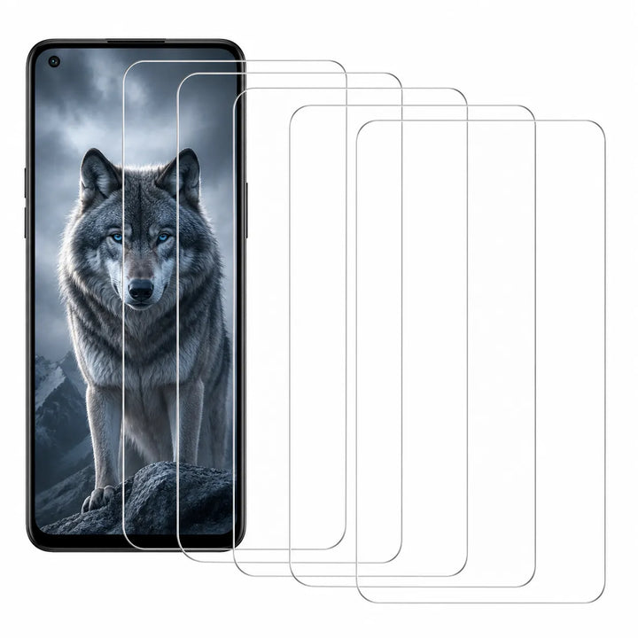 OnePlus Nord N100 Screenprotector Glas 9H – Anti-kras – 5-Pack-Ilumina Benelux