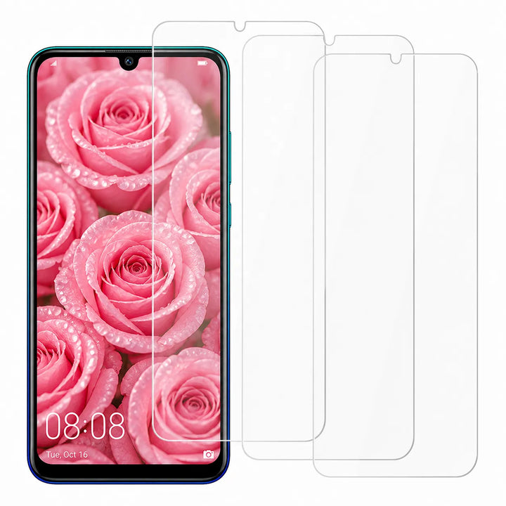 Huawei Y7 2019 Screenprotector Gehard 9H – Tempered Glas – 3-Pack-Ilumina Benelux