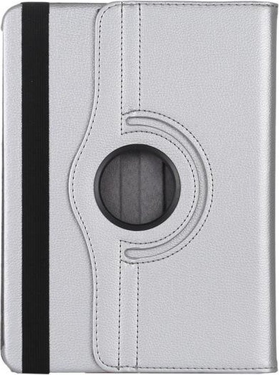 10 inch Tablet – Multi Stand Case Hoesjes – 360° draaibaar – Zilver-Tablethoesjes-Ilumina Benelux