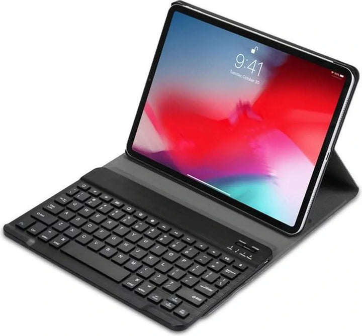 10 inch tablet – Bluetooth toetsenbord – Smart keyboard case – Zwart-Tablethoesjes-Ilumina Benelux