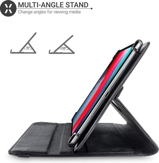 10 inch tablet Hoesjes – 360° draaibaar – Multi-stand standfunctie – Zwart-Tablethoesjes-Ilumina Benelux