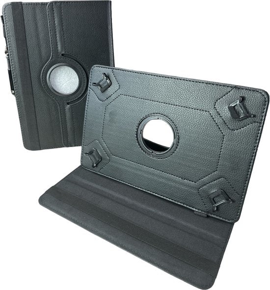 10 inch tablet Hoesjes – 360° draaibaar – Multi-stand standfunctie – Zwart-Tablethoesjes-Ilumina Benelux