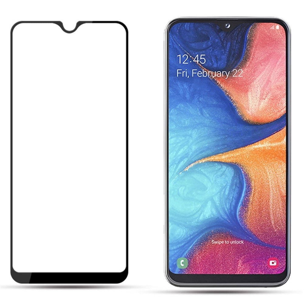 Samsung Galaxy A20e Screenprotector Full Cover Gehard 9H Glas-Ilumina Benelux