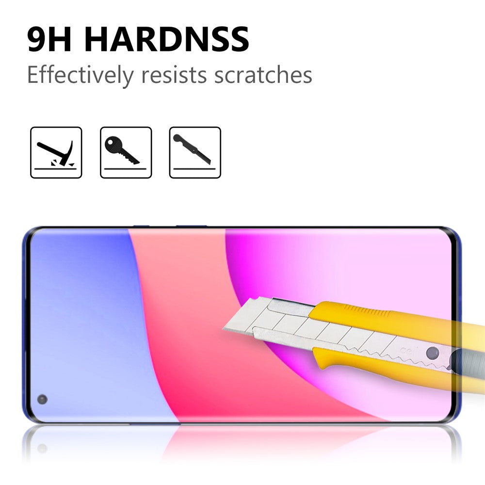 OnePlus 8 Pro Screenprotector Full Cover Glas Gehard 9H – 5x-Ilumina Benelux