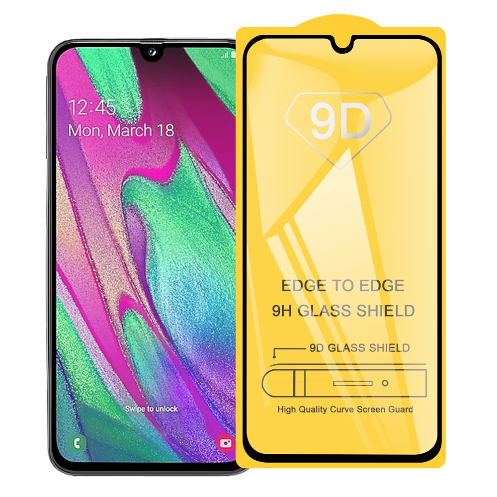 Samsung Galaxy A40 Screenprotector Full Cover Gehard 9H Glas-Ilumina Benelux
