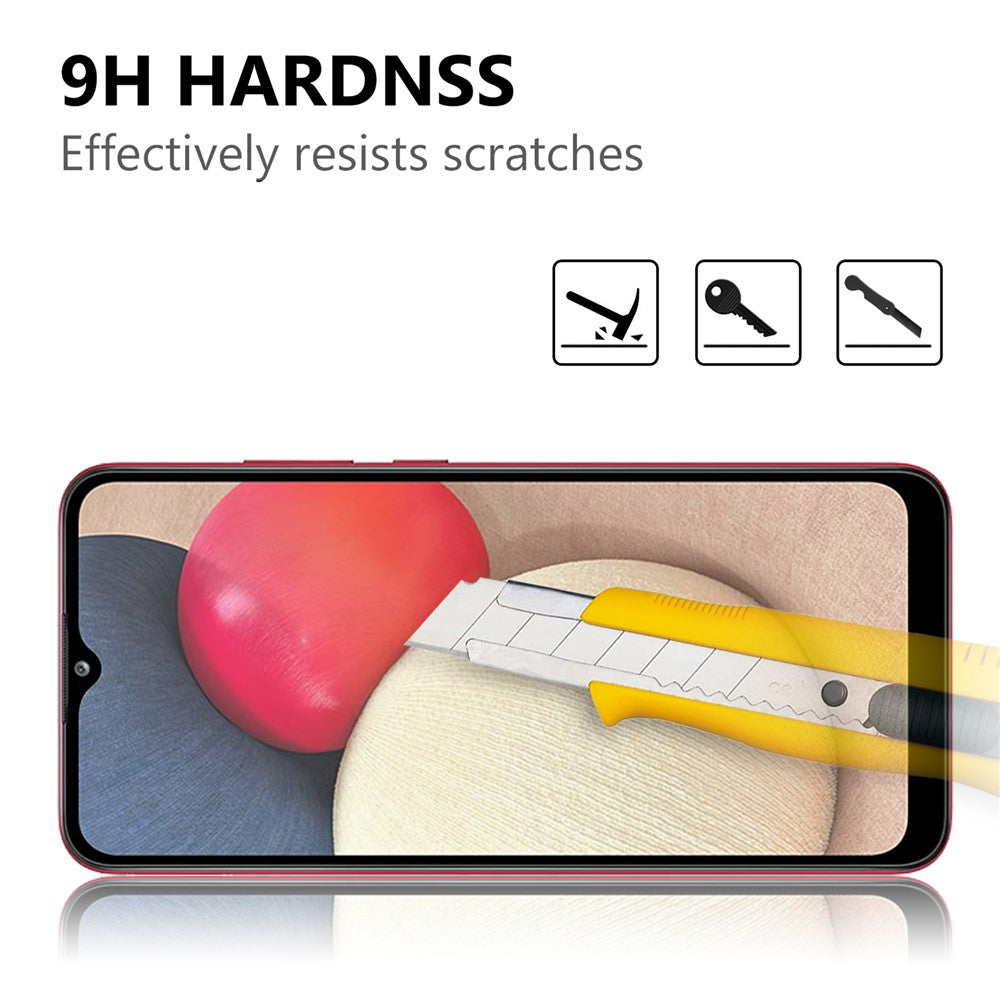 Samsung Galaxy A02s / A03s Screenprotector Full Cover Screenprotector Gehard 9H – 1-Pack-Ilumina Benelux