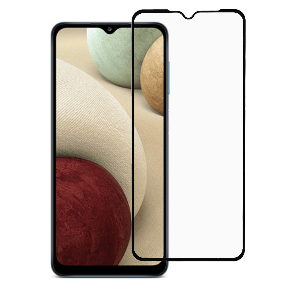Samsung Galaxy A12 5G / M12 Screenprotector Full Cover Gehard 9H Glas-Ilumina Benelux
