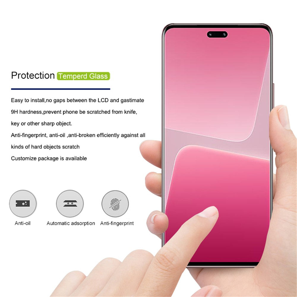 Xiaomi 13 Lite Screenprotector Full Tempered Glas – 2-Pack-Ilumina Benelux