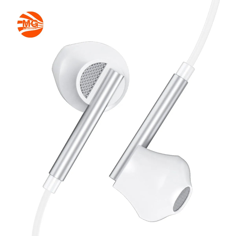 USB-C Oordopjes – Stereo Headset met Microfoon – Wit-Ilumina Benelux