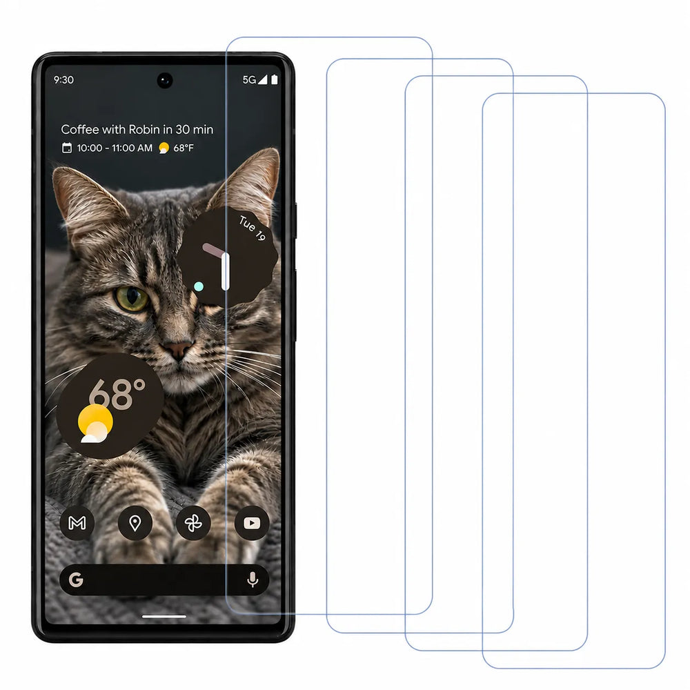 Google Pixel 6 Screenprotector Gehard 9H – Glas – 4-Pack-Ilumina Benelux