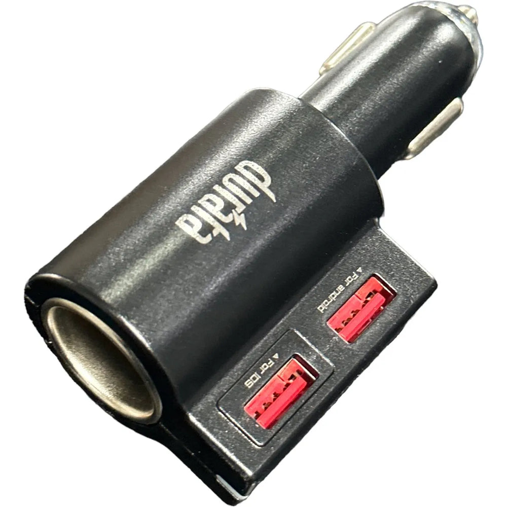Sigarettenaansteker Splitter met 2 USB Poorten 4.2A Autolader-Ilumina Benelux