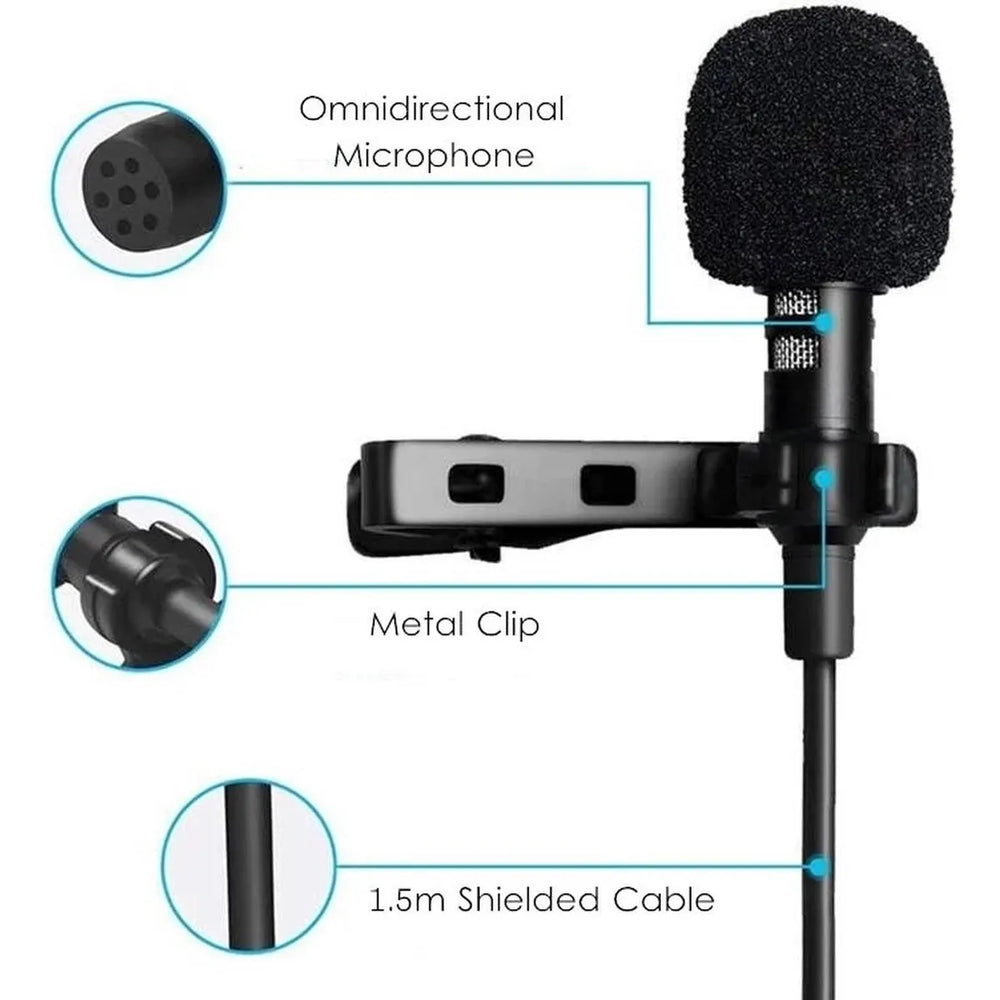 Premium Lavalier Microfoon USB-C – Draadloze Clip-On Microfoon voor Android, YouTube, TikTok, Vloggen, Podcasts & Livestreams