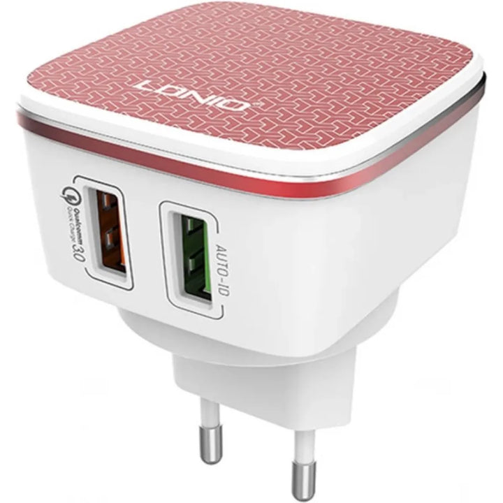 LDNIO A2405Q 30W Quick Charge 3.0 Snellader met Lightning Kabel - Qualcomm Fast Charger - USB Oplader-Ilumina Benelux