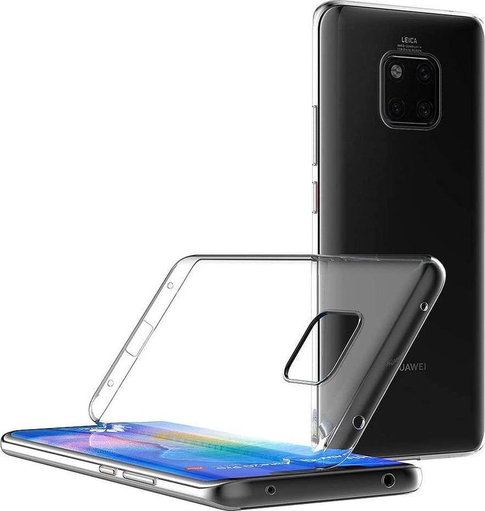 Huawei Mate 20 Pro Hoesjes – Siliconen Backcover – Transparant – Flexibel – Anti Kras-Ilumina Benelux