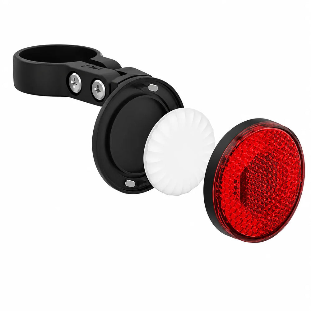 Fiets Tracker met Achterlicht – Werkt met Apple Zoek Mijn (Find My) – Verborgen GPS Tracker voor Fiets & E-bike – IP67 Waterdicht