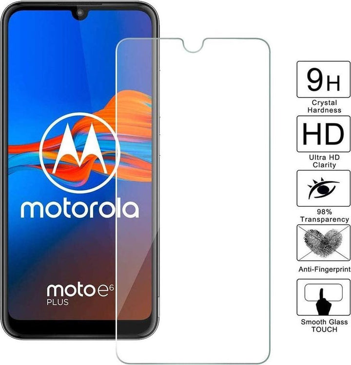 Motorola Moto E6 Plus Screenprotector Gehard 9H – Anti-kras – Tempered Glas – 2-Pack-Ilumina Benelux