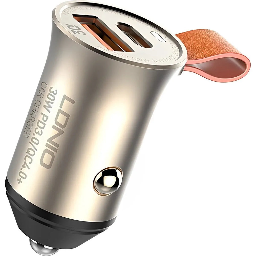 LDNIO C509Q 30W QC4.0 USB-C PD Autolader met Lightning Kabel-Ilumina Benelux