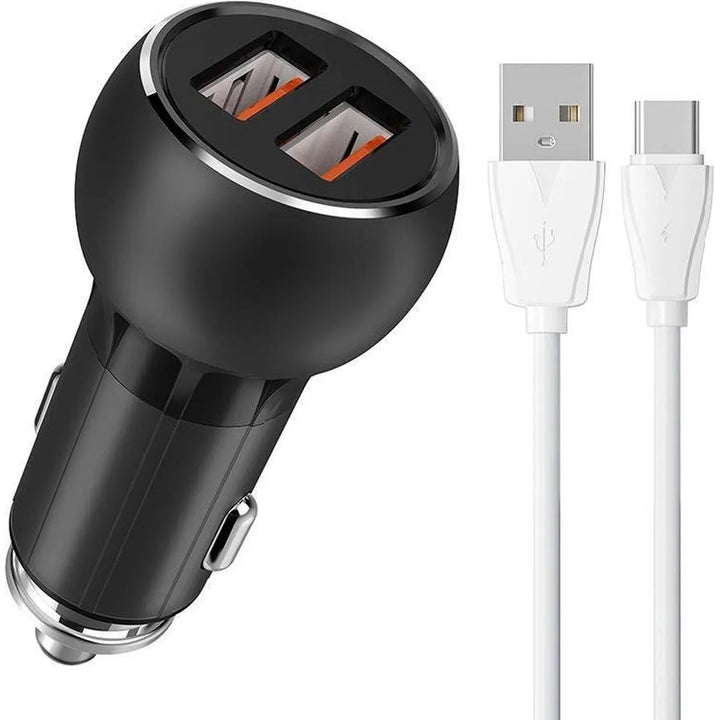 LDNIO C503Q 36W Quick Charge Autolader met USB-C Kabel-Ilumina Benelux