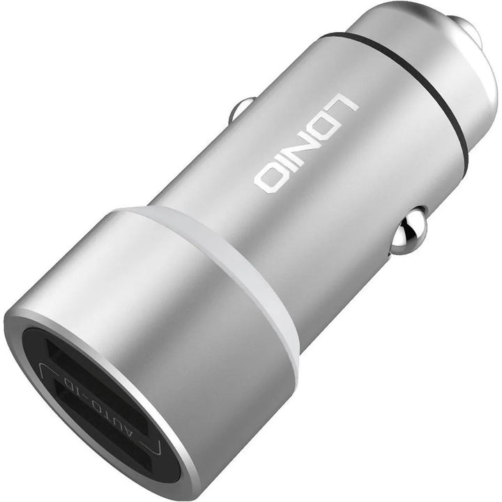 LDNIO C302 Dual USB Quick Charge Autolader 3.6A met USB-C Kabel