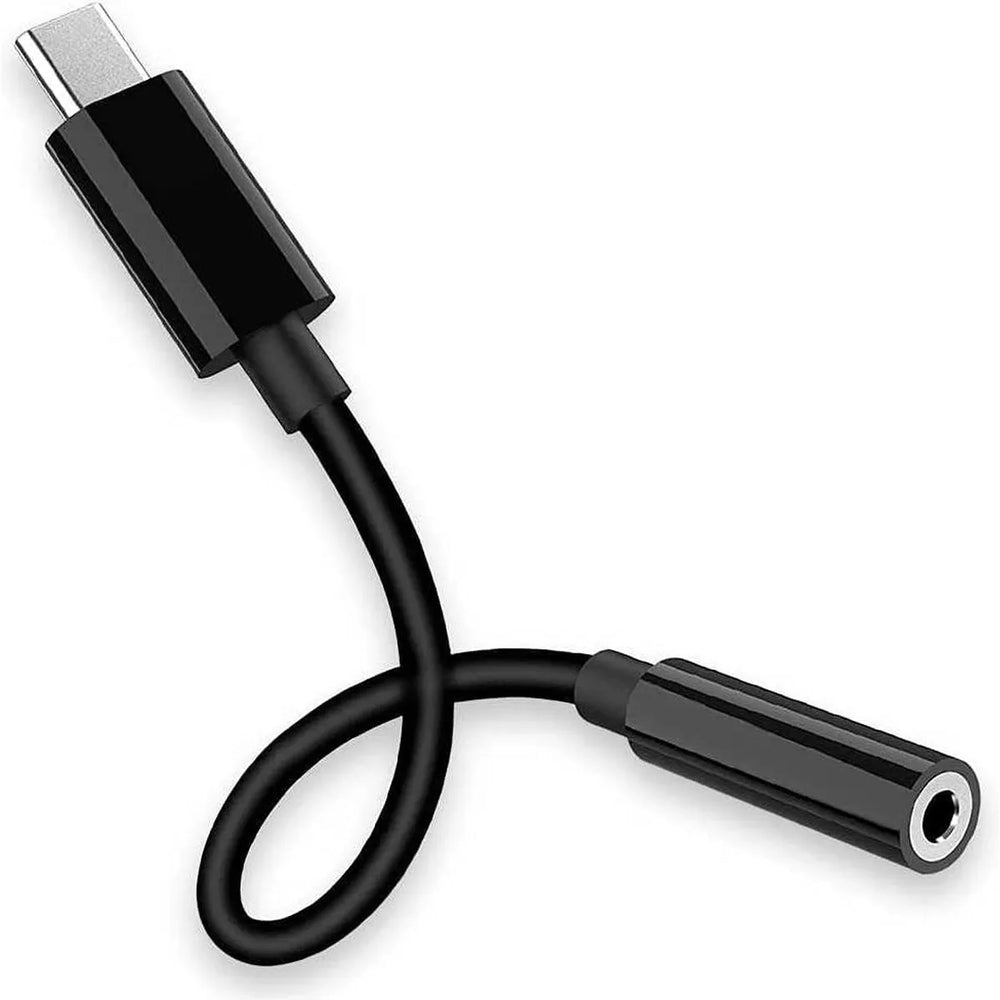 USB-C naar 3.5mm Jack Audio Adapter – Headset Adapter – Zwart-Ilumina Benelux