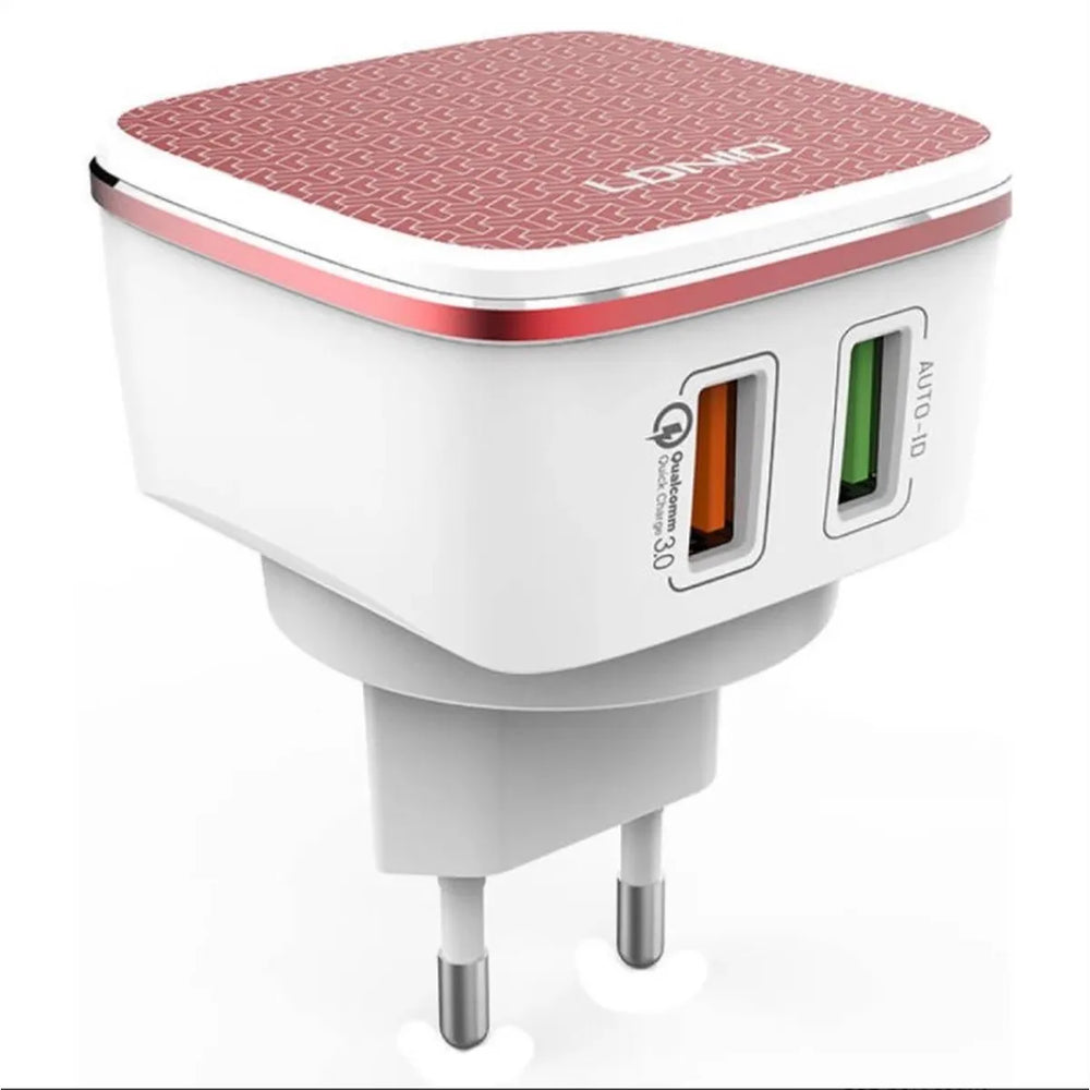 LDNIO A2405Q 30W Quick Charge 3.0 Snellader met USB-C Kabel - Qualcomm Fast Charger - USB Oplader - Wit-Ilumina Benelux