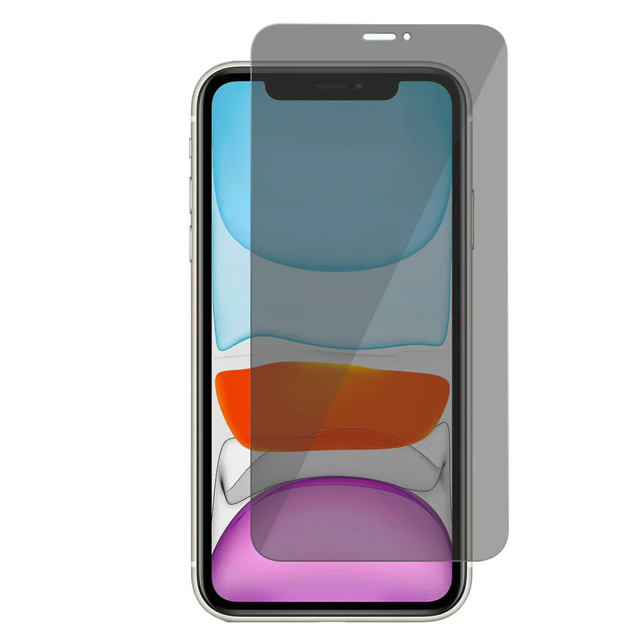 iPhone 11 / XR – Privacy Full Cover – 9H Gehard Glas – 1-Pack-Ilumina Benelux