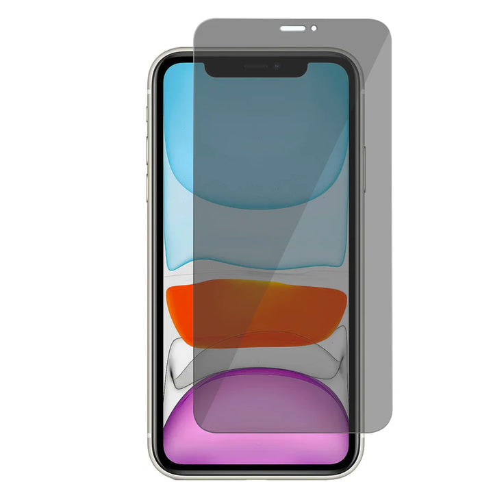 iPhone 11 / XR – Privacy Full Cover – 9H Gehard Glas – 1-Pack-Ilumina Benelux
