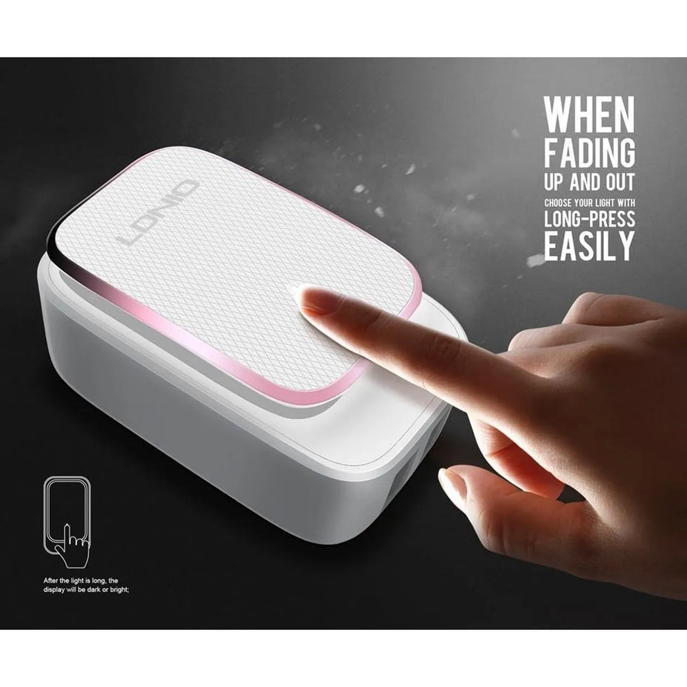 LDNIO A2205 Snellader met USB Kabel – Dual USB Oplader – Geschikt voor iPhone-Ilumina Benelux