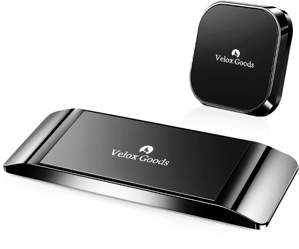 Telefoonhouder auto – Magnetisch Duo Pack – Dashboard & Voorruit – Ook voor Bureau – Universeel – Zwart-Ilumina Benelux