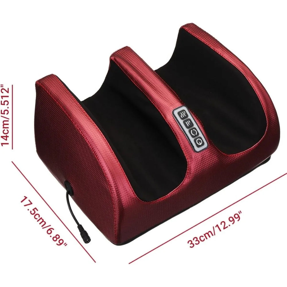 Voetmassage Apparaat – 12 Massageballen – Warmtefunctie – Bloedsomloop – Elektrische Voetmassager-Ilumina Benelux