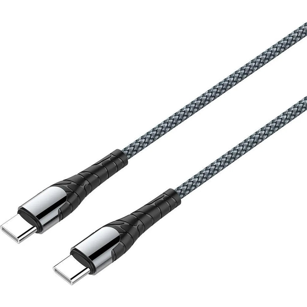 LDNIO LC102 USB-C naar USB-C Kabel – 2 Meter – 65W PD Fast Charge Datakabel – Zwart-Ilumina Benelux