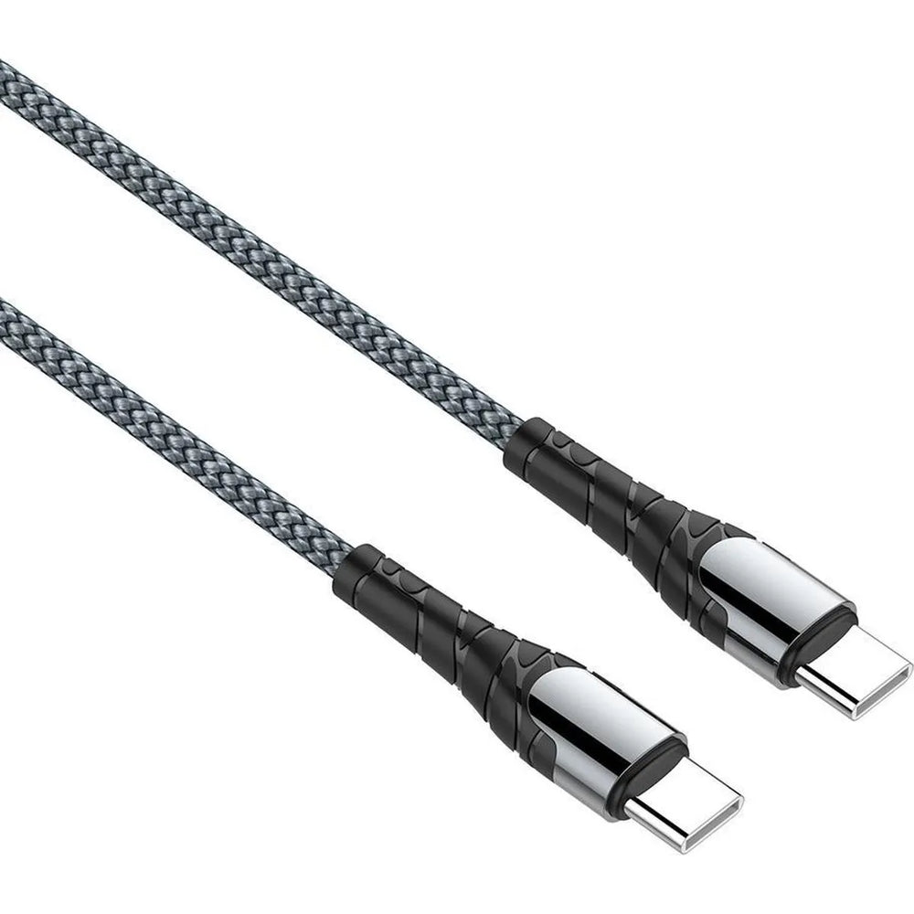 LDNIO LC102 USB-C naar USB-C Kabel – 2 Meter – 65W PD Fast Charge Datakabel – Zwart-Ilumina Benelux