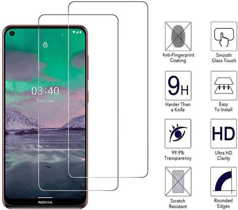 Nokia 3.4 Screenprotector Gehard 9H – Anti-kras – 3-Pack-Ilumina Benelux