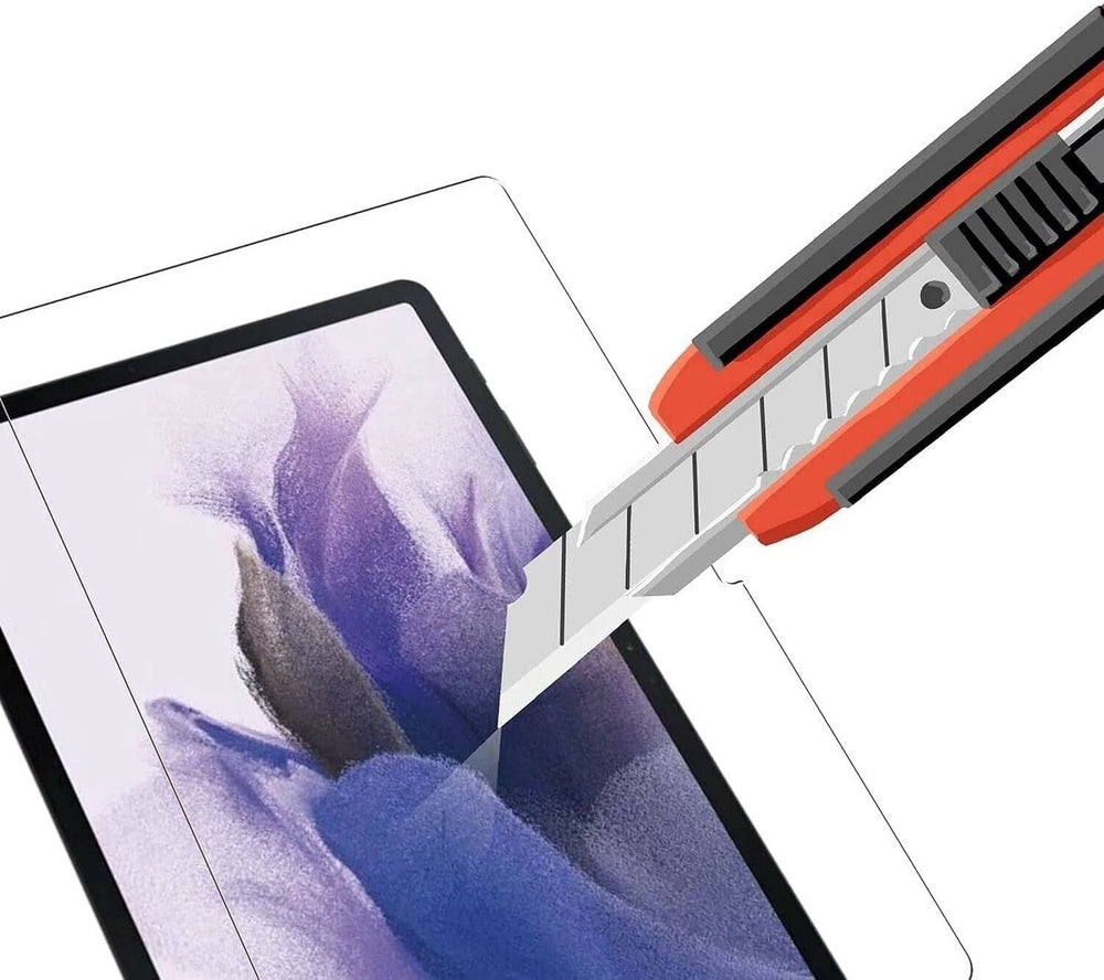 Screenprotector – Geschikt voor Samsung Galaxy Tab S7+ / S7 FE / S8+ – Gehard Glas – Anti Kras – 5-Pack-tabletscreenprotectors-Ilumina Benelux