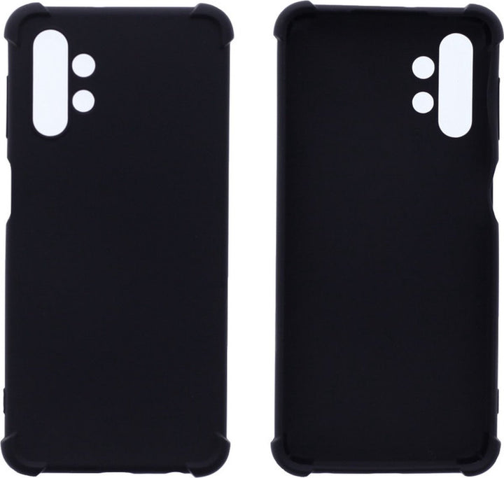 Samsung Galaxy A32 5G Hoesjes – Siliconen Backcover – Schokbestendig – Anti Shock – Zwart-Ilumina Benelux