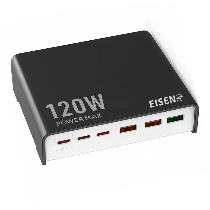 120W Desktop Charging Station met 3 USB-C en 3 USB-A Poorten-Ilumina Benelux