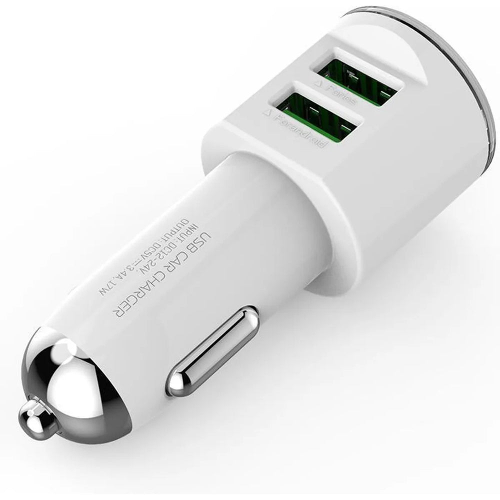 LDNIO DL-C29 Dual USB Autolader 3.4A met Lightning Kabel-Ilumina Benelux