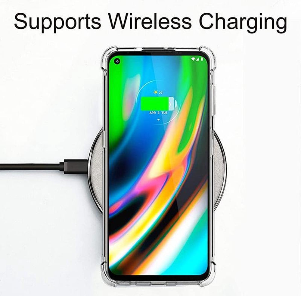Motorola Moto G9 Plus Hoesjes – Siliconen Backcover – Schokbestendig Anti-Shock – Transparant-Ilumina Benelux