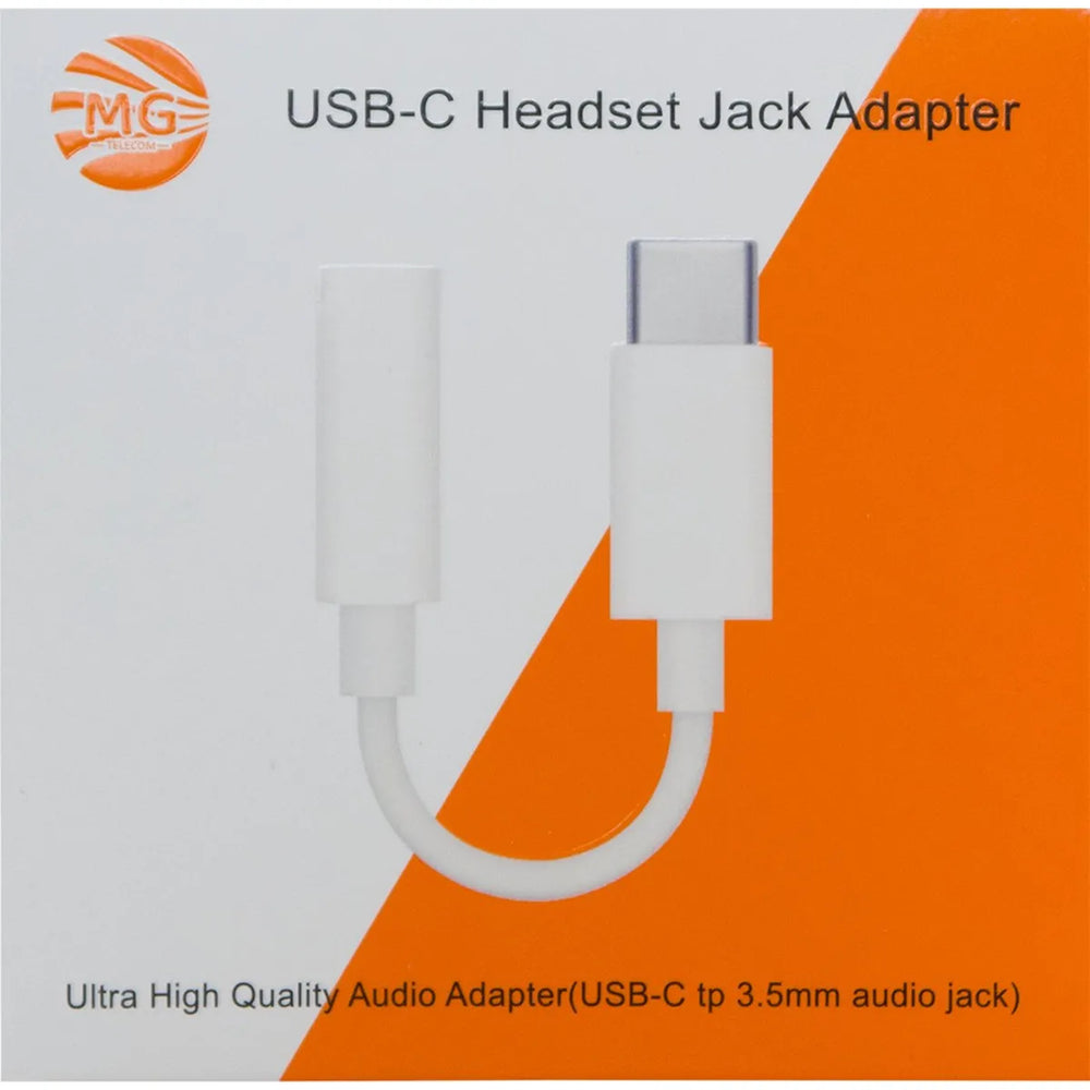USB-C naar 3.5mm Jack Audio Adapter – Headset Adapter – Zwart-Ilumina Benelux